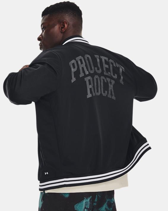 Men's Project Rock Mesh Varsity Jacket | Under Armour